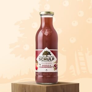 Schulp appel en cranberrysap