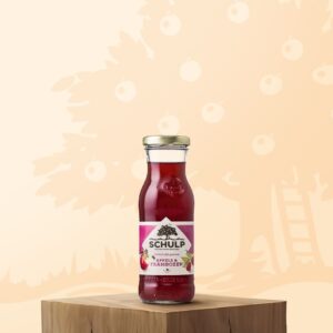 Schulp appelsap en frambozensap