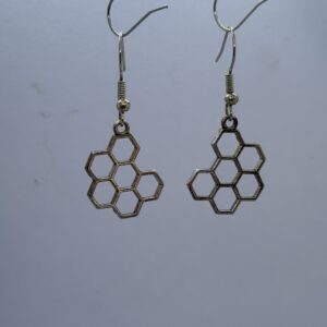 Oorbellen honingraad silver