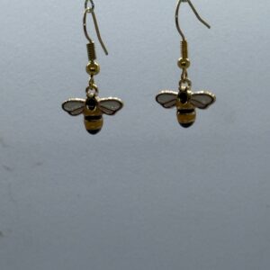 Oorbellen goud bijtje enkel