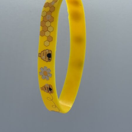 armband silicone bij geel